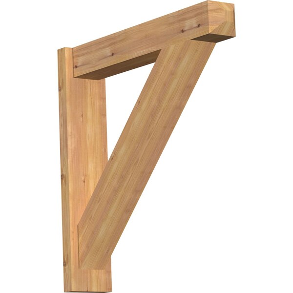Ekena Millwork Traditional Smooth Craftsman Outlooker, Western Red Cedar, 5 1/2"W x 28"D x 28"H OUT06X28X28TRA04SWR - main